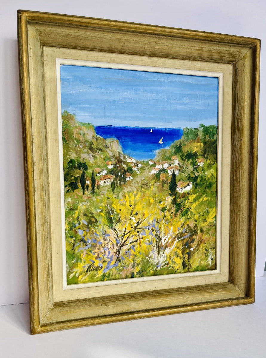 Painting On Canvas Signed By Russo-photo-2